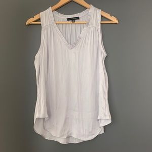Silver Sleeveless Banana Republic Blouse Size XS.